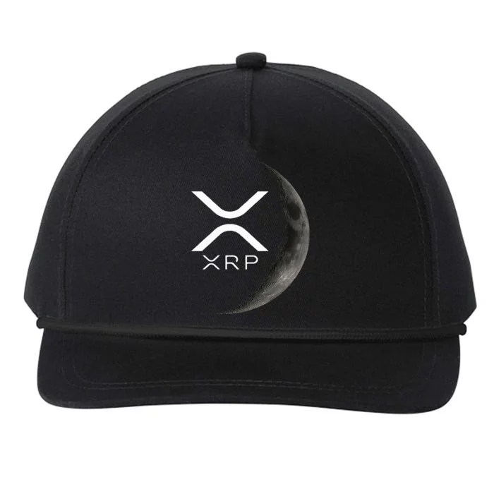 Ripple Xrp Moon Snapback Five-Panel Rope Hat