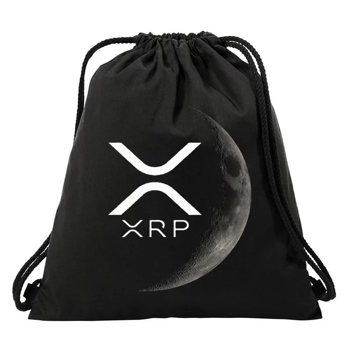 Ripple Xrp Moon Drawstring Bag