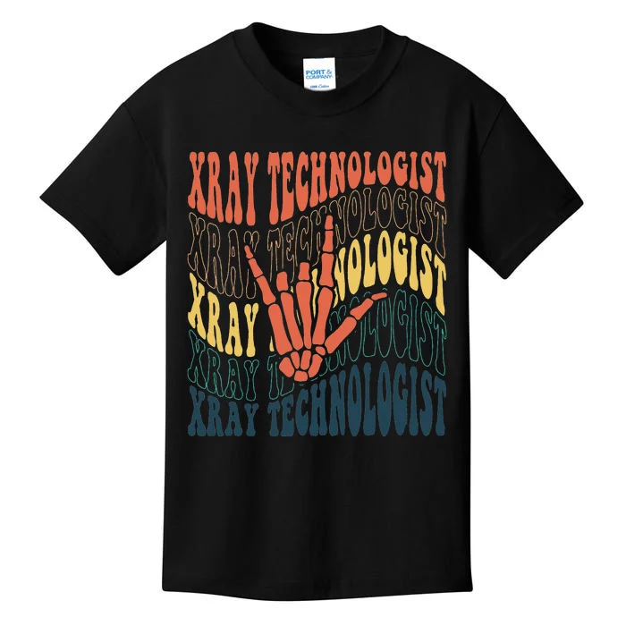 Retro Xray Technologist for Radiographer or Radiology Kids T-Shirt