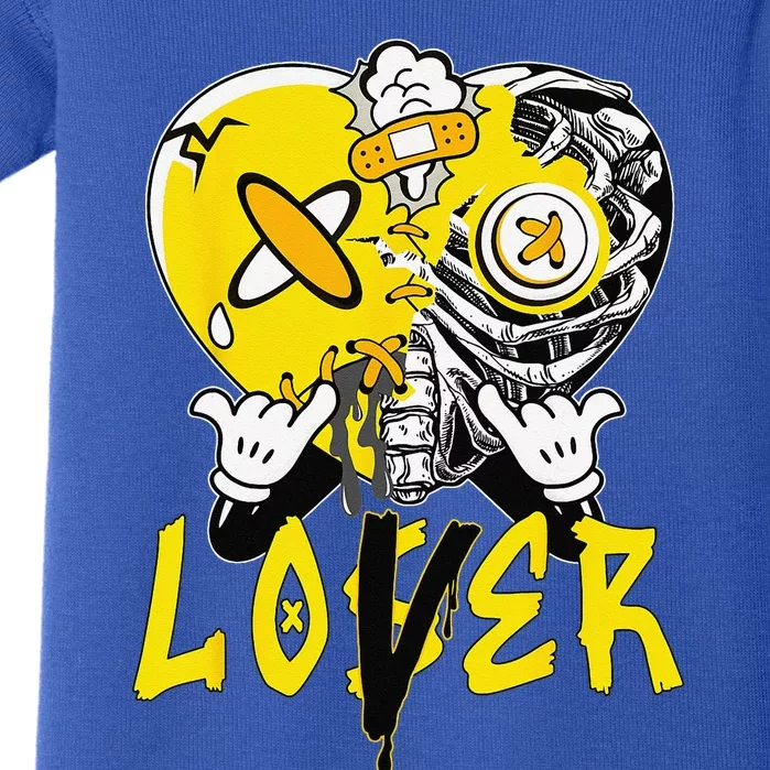 Racer Yellow 5s Tee To Match Loser Lover Heart 5 Racer Blue Baby Bodysuit