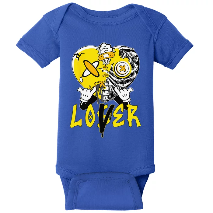 Racer Yellow 5s Tee To Match Loser Lover Heart 5 Racer Blue Baby Bodysuit