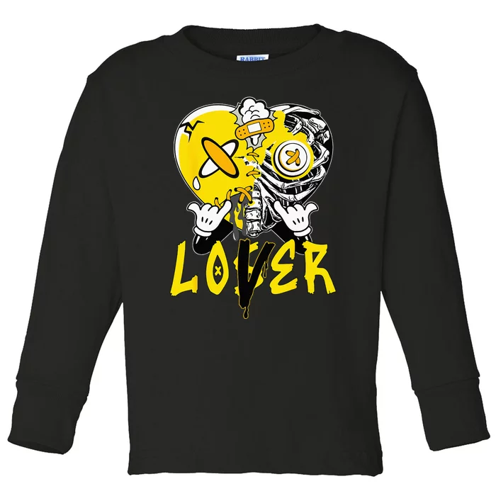 Racer Yellow 5s Tee To Match Loser Lover Heart 5 Racer Blue Toddler Long Sleeve Shirt