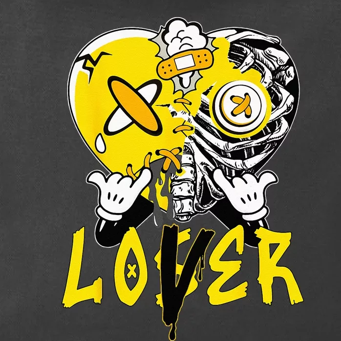 Racer Yellow 5s Tee To Match Loser Lover Heart 5 Racer Blue Zip Tote Bag