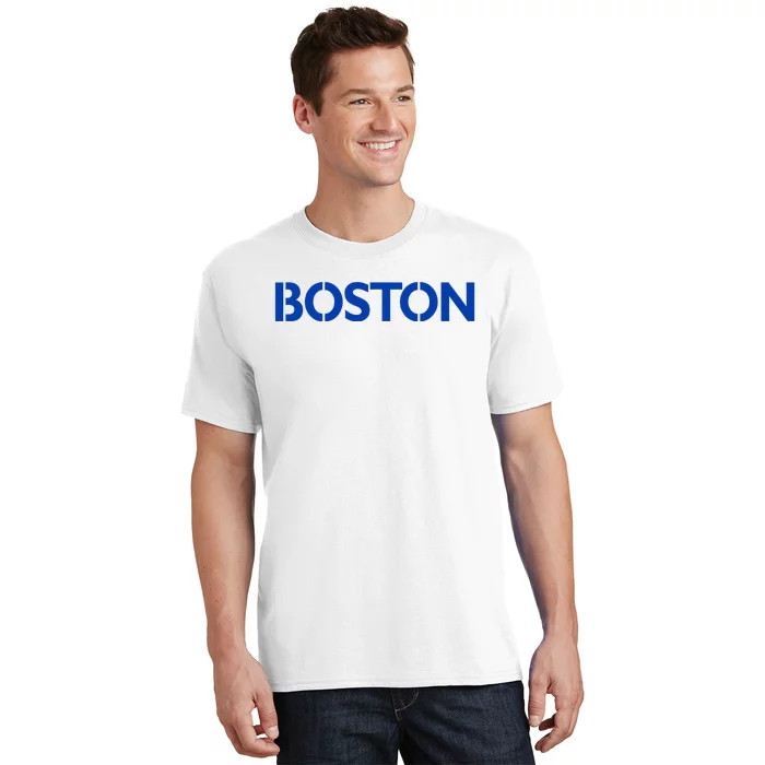 Retro Yellow Boston Vintage Throwback Running T-Shirt