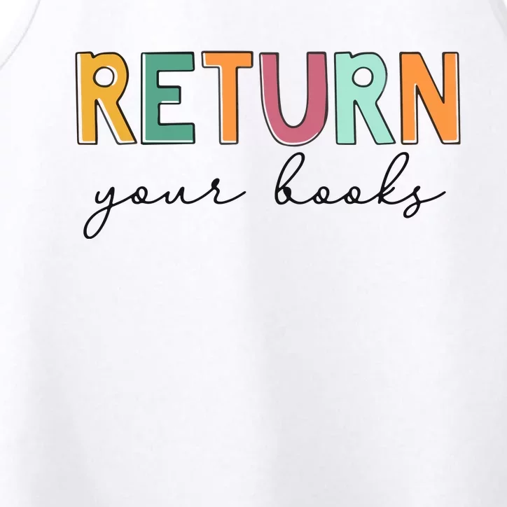 Return Your Books Performance Tank