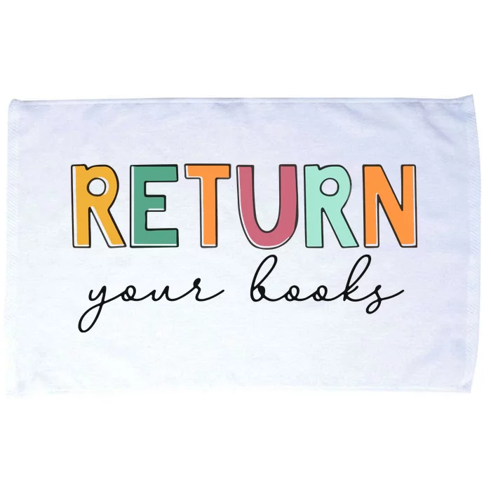 Return Your Books Microfiber Hand Towel