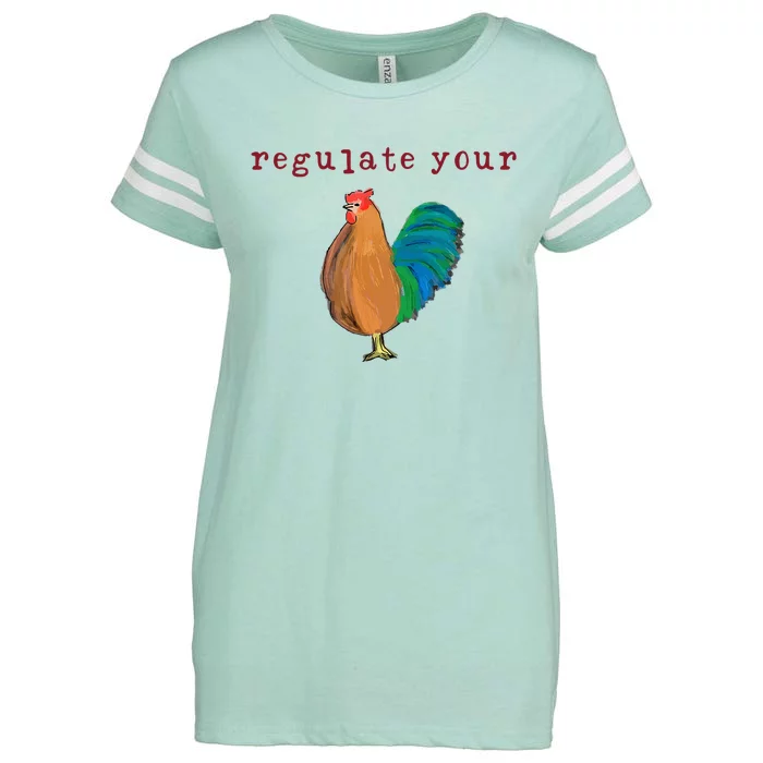 Regulate Your Cock Feminist Rights Enza Ladies Jersey Football T-Shirt