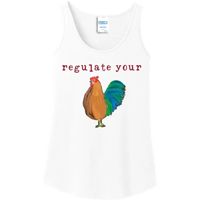 Regulate Your Cock Feminist Rights Ladies Essential Tank