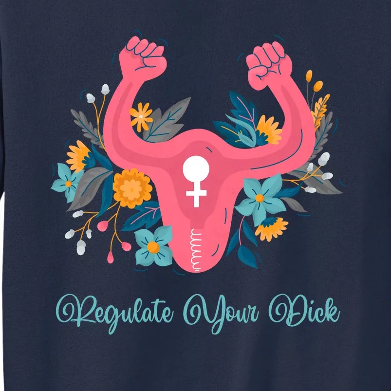 Regulate Your Dick Uterus Womens Rights Feminist Pro Roe Choice 1973 Sweatshirt