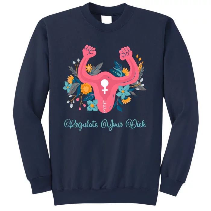 Regulate Your Dick Uterus Womens Rights Feminist Pro Roe Choice 1973 Sweatshirt