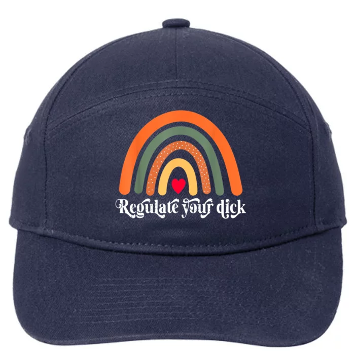 Regulate Your Dick Pro Choice My Body My Choice Womens 7-Panel Snapback Hat