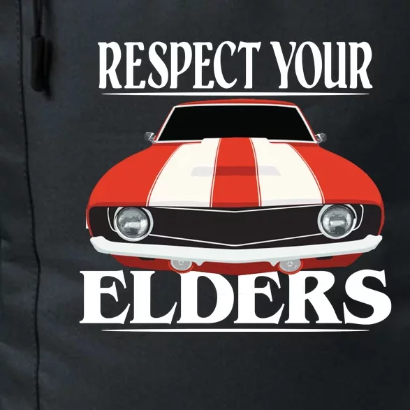 Respect Your Elders Classic Car Daily Commute Backpack