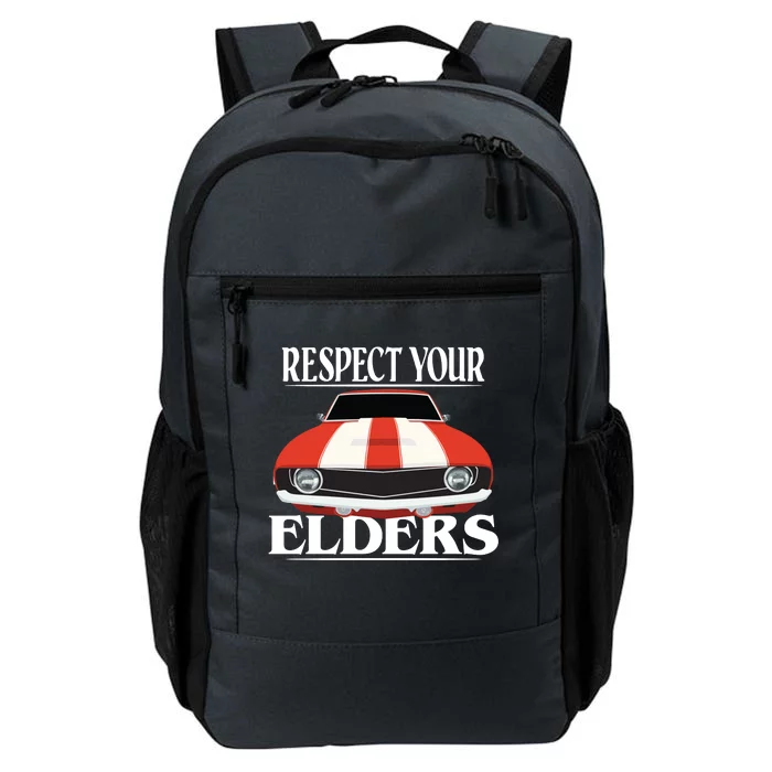 Respect Your Elders Classic Car Daily Commute Backpack