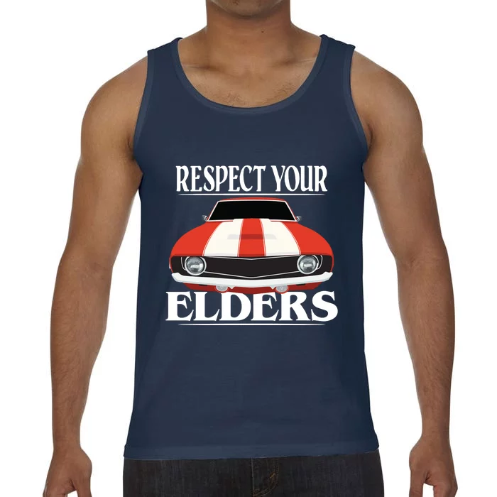 Respect Your Elders Classic Car Comfort Colors® Tank Top