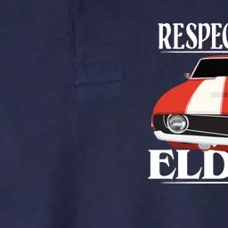 Respect Your Elders Classic Car Softstyle Adult Sport Polo