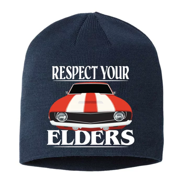 Respect Your Elders Classic Car 8 1/2in Sustainable Knit Beanie