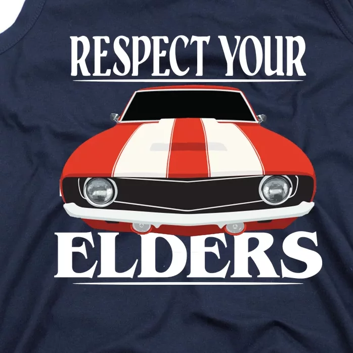 Respect Your Elders Classic Car Tank Top