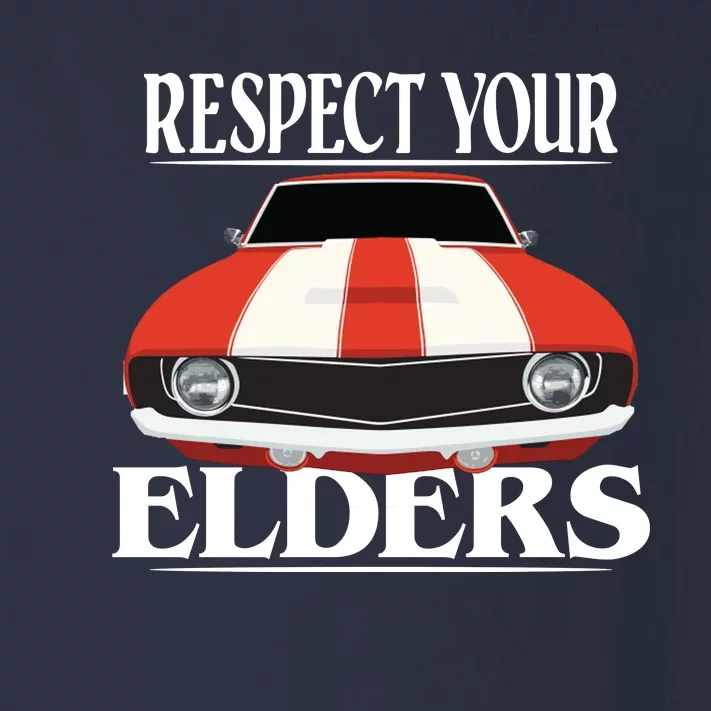 Respect Your Elders Classic Car Toddler Long Sleeve Shirt