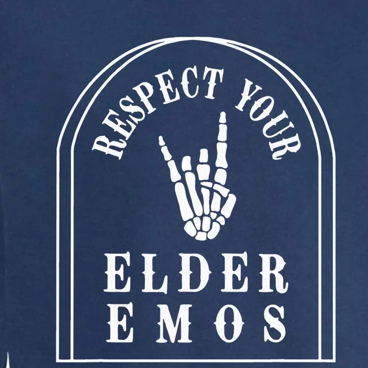 Respect Your Elder Emos Garment-Dyed Sweatshirt