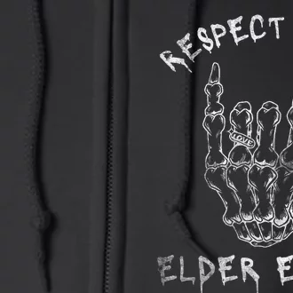 Respect Your Elder Emos Full Zip Hoodie