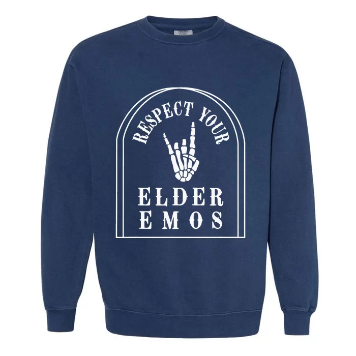 Respect Your Elder Emos Garment-Dyed Sweatshirt