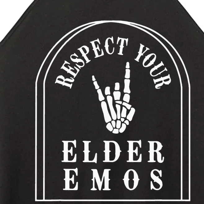 Respect Your Elder Emos Women’s Perfect Tri Rocker Tank