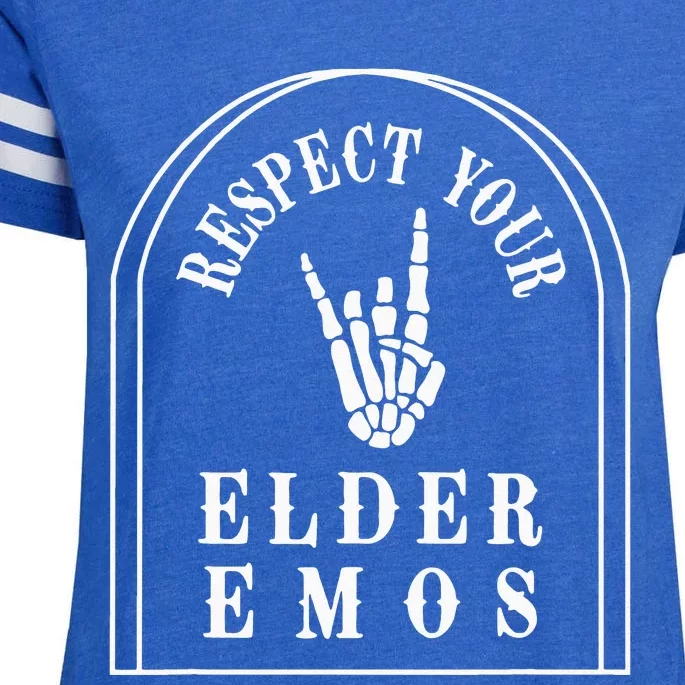 Respect Your Elder Emos Enza Ladies Jersey Football T-Shirt