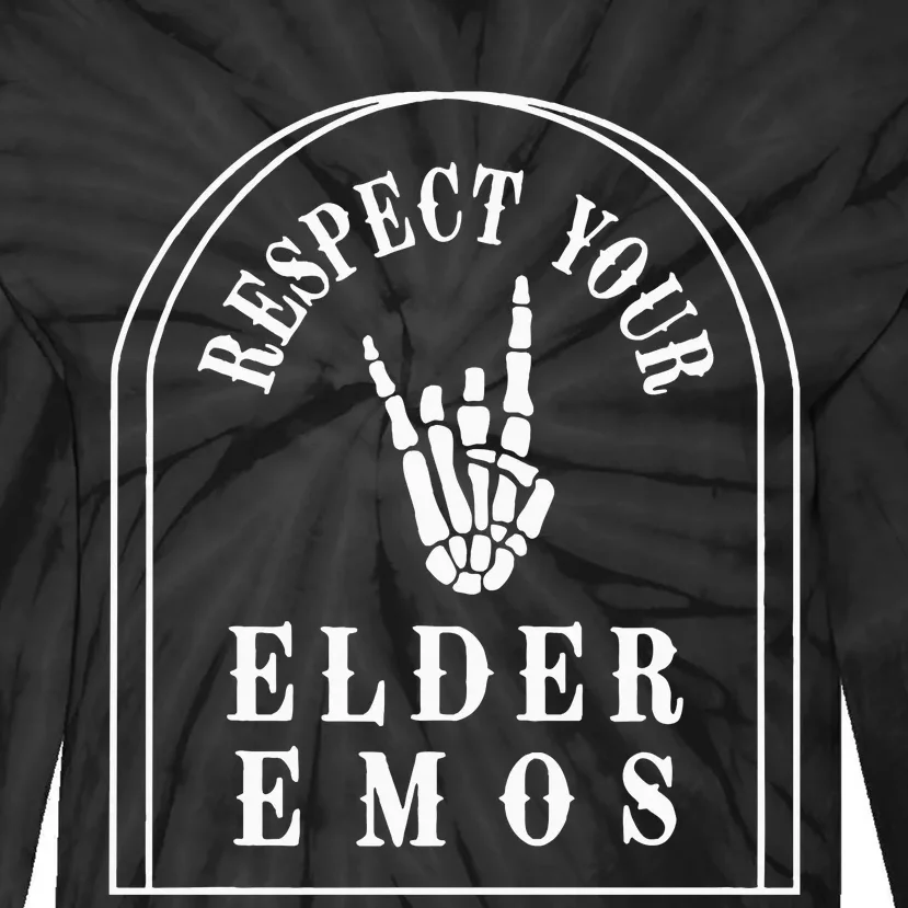 Respect Your Elder Emos Tie-Dye Long Sleeve Shirt