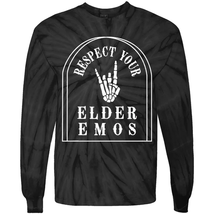 Respect Your Elder Emos Tie-Dye Long Sleeve Shirt