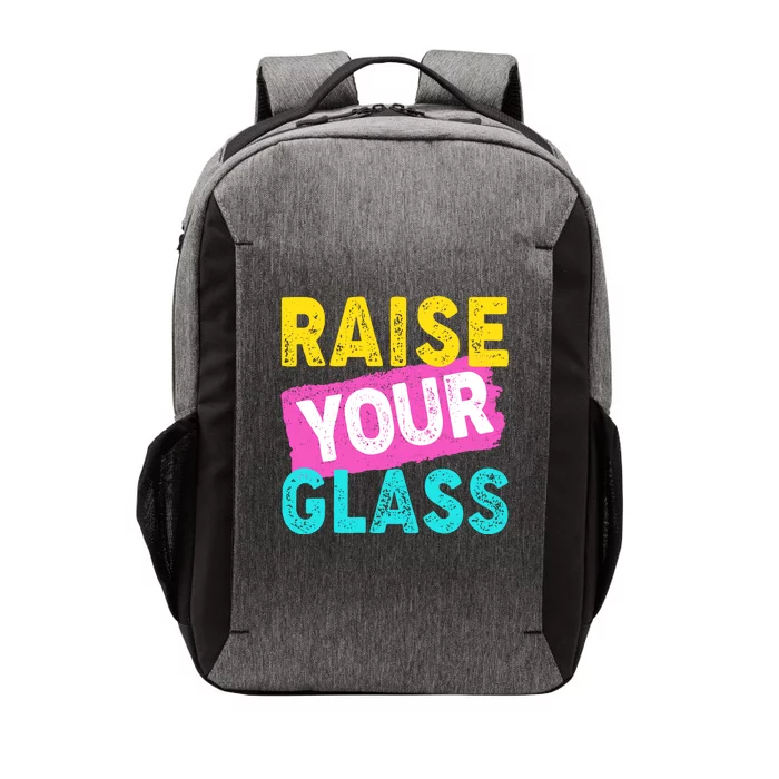 Raise Your Glass Vector Backpack