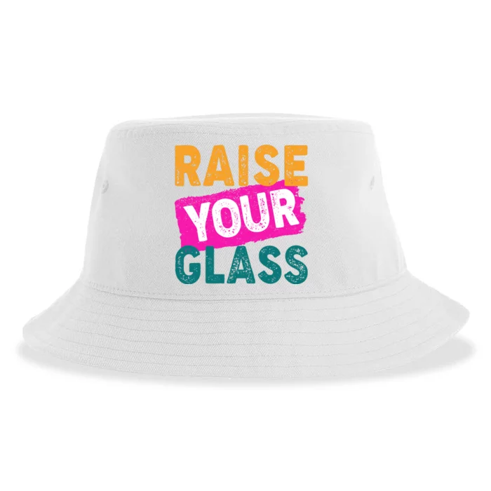 Raise Your Glass Sustainable Bucket Hat