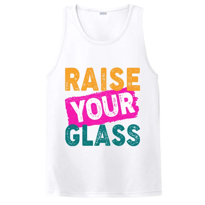 Raise Your Glass Performance Tank