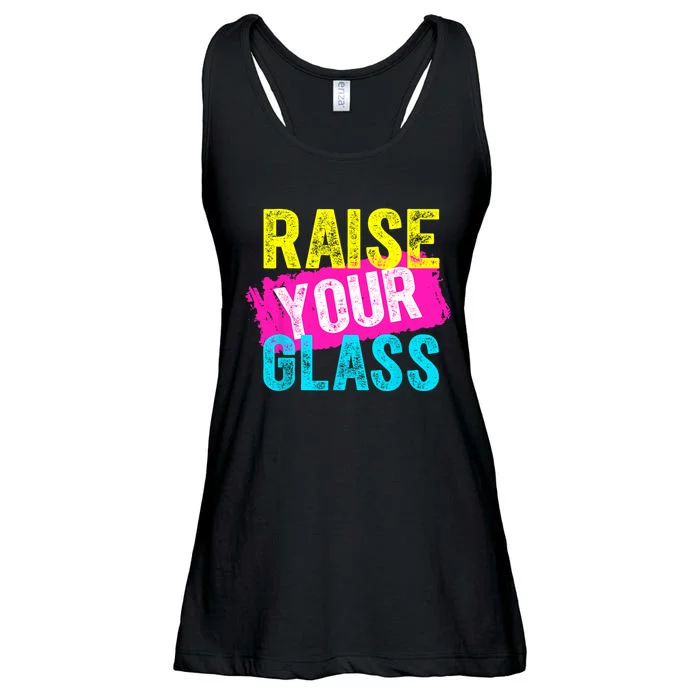 Raise Your Glass Ladies Essential Flowy Tank