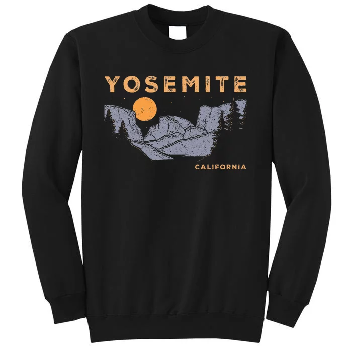 Retro Yosemite Halfdome National Park Vintage Sweatshirt