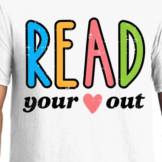 Read Your Heart Read Reading Librarian Book Across America Pajama Set