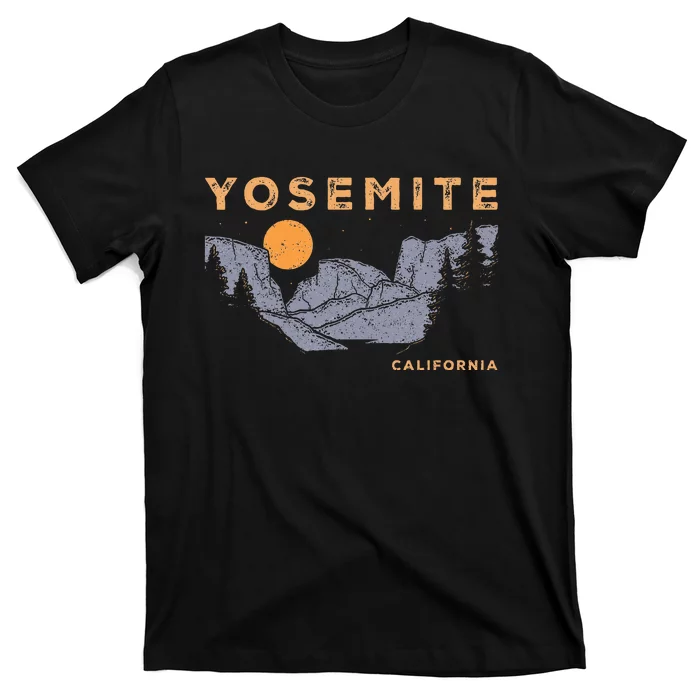 Retro Yosemite Halfdome National Park Vintage T-Shirt