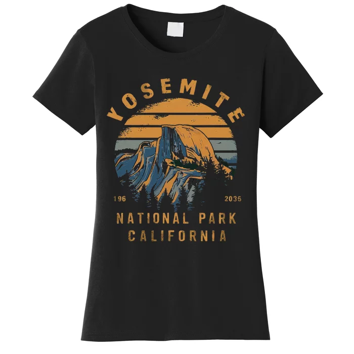 Retro Yosemite Halfdome National Park Vintage Women's T-Shirt