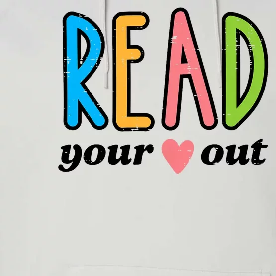 Read Your Heart Read Reading Librarian Book Across America Performance Fleece Hoodie