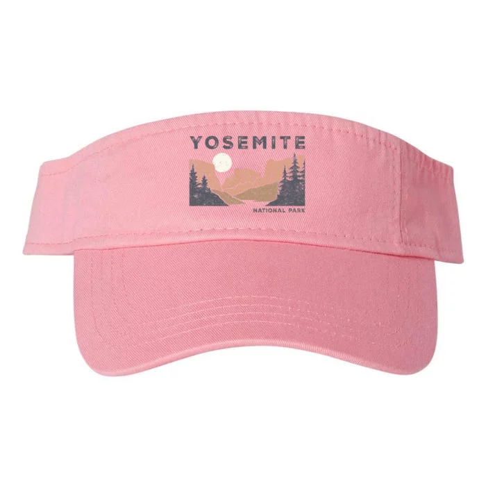 Retro Yosemite Halfdome National Park Valucap Bio-Washed Visor