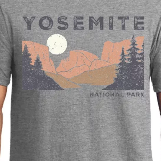 Retro Yosemite Halfdome National Park Pajama Set