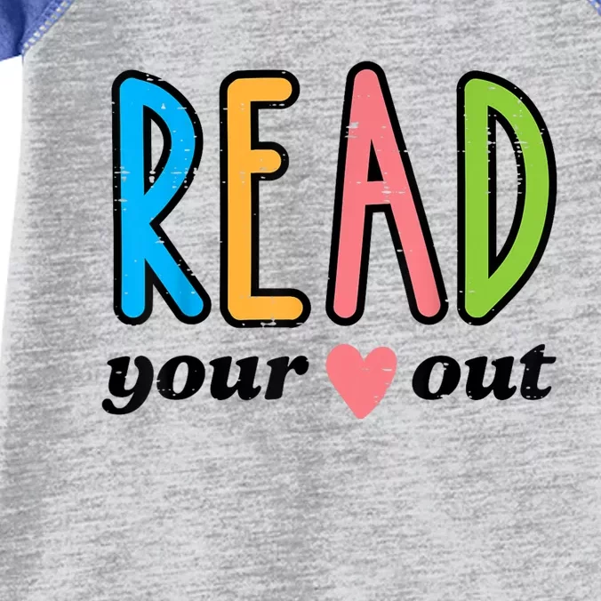 Read Your Heart Read Reading Librarian Book Across America Infant Baby Jersey Bodysuit