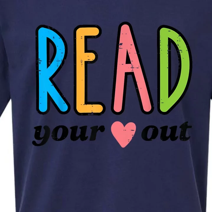 Read Your Heart Read Reading Librarian Book Across America Sueded Cloud Jersey T-Shirt