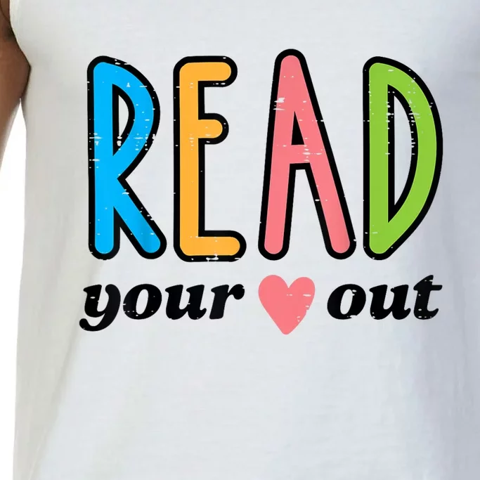 Read Your Heart Read Reading Librarian Book Across America Comfort Colors® Tank Top