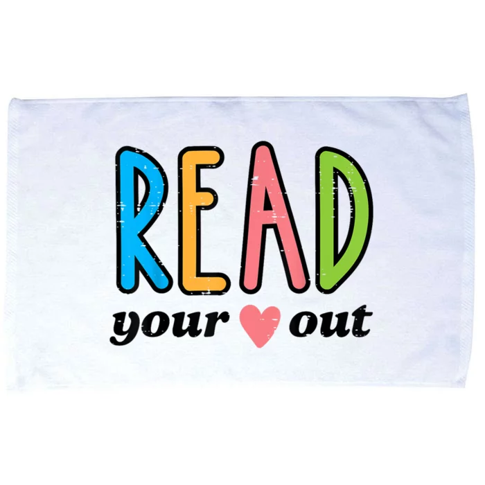 Read Your Heart Read Reading Librarian Book Across America Microfiber Hand Towel