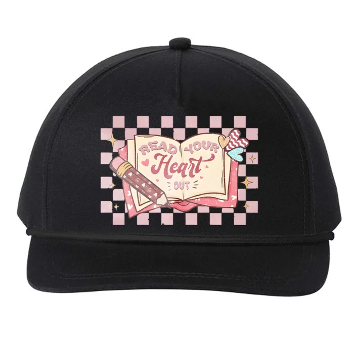 Read Your Heart Out Teacher Valentine Days School Love Vday Cute Gift Snapback Five-Panel Rope Hat