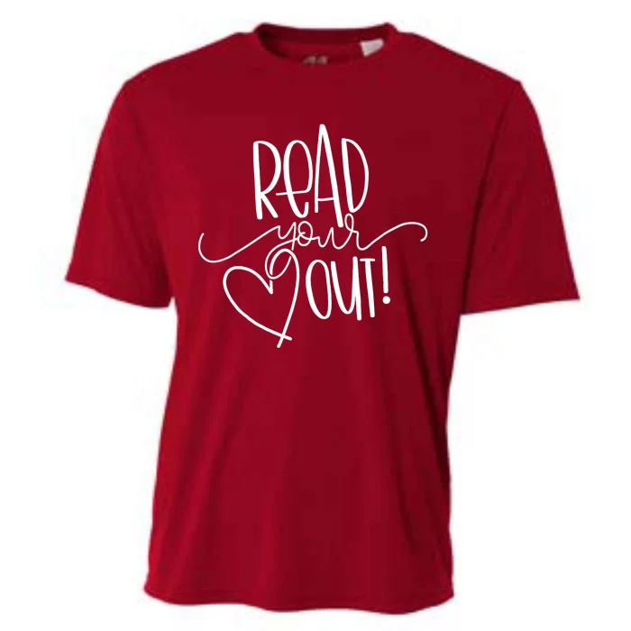 Read Your Heart Out Funny Book Lovers Cooling Performance Crew T-Shirt