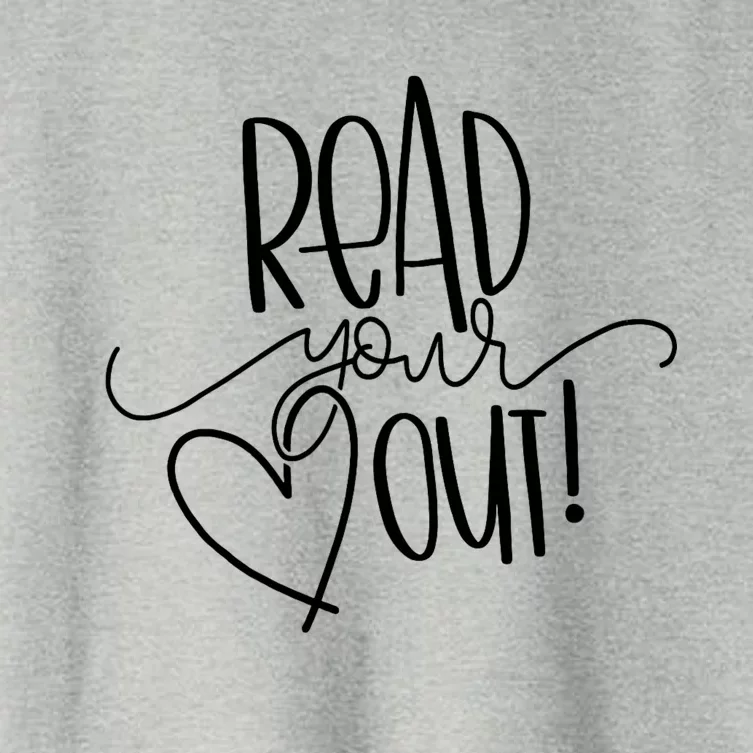 Read Your Heart Out Funny Book Lovers Women's Crop Top Tee