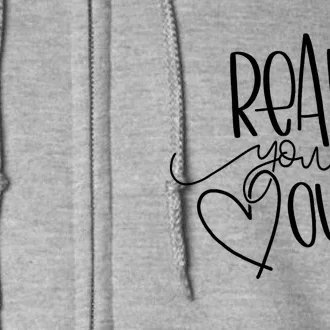 Read Your Heart Out Funny Book Lovers Full Zip Hoodie