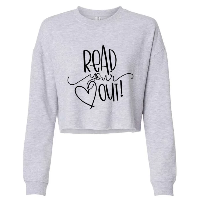 Read Your Heart Out Cropped Pullover Crew