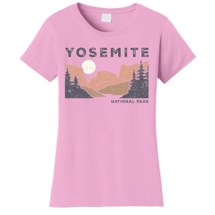 Retro Yosemite Halfdome National Park Vintage Women's T-Shirt